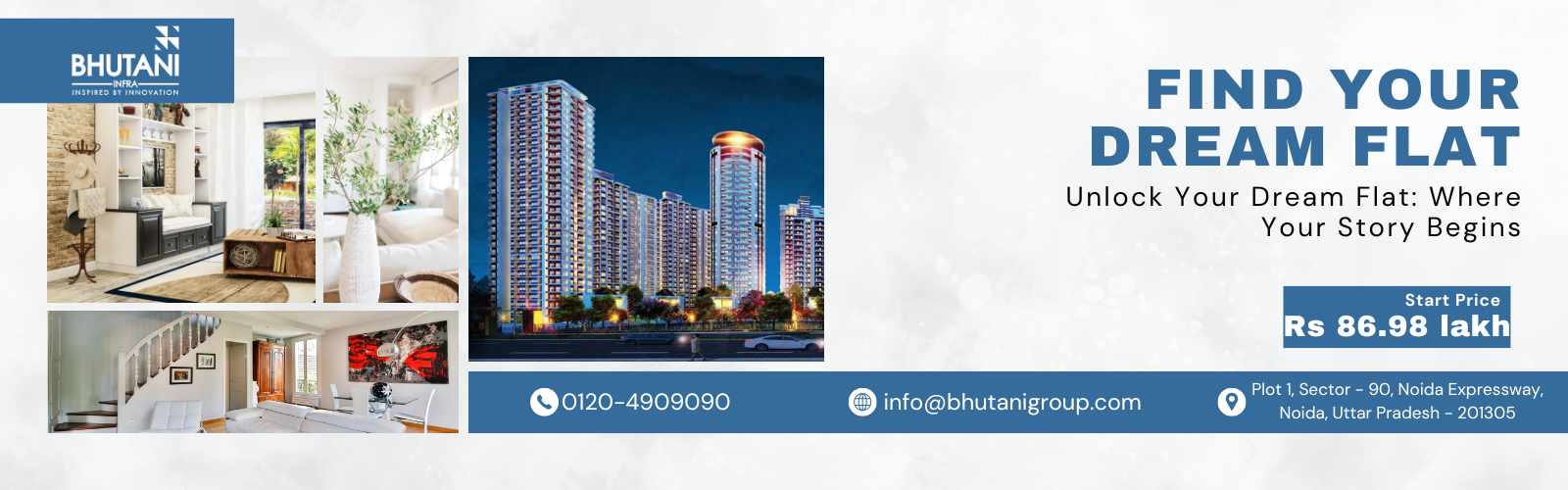 Bhutani Infra Real Estate flat