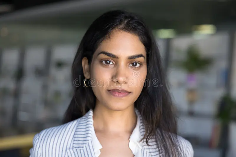 A half boady profile image of a woman